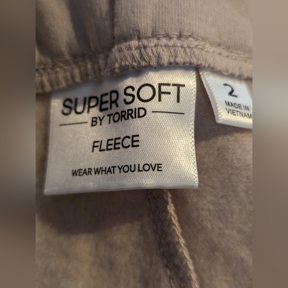 Torrid super soft Pull-On Wide Leg Fleece High Rise Pant size 2x NWT - Picture 8 of 10